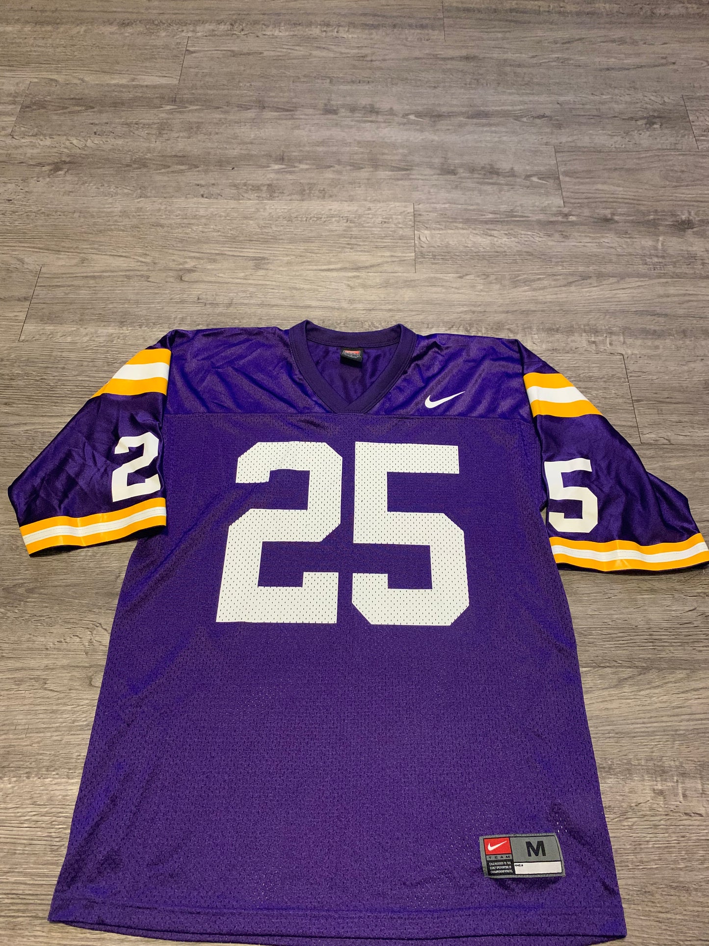Vintage Y2K LSU Tigers Nike Team Football Jersey Number 25