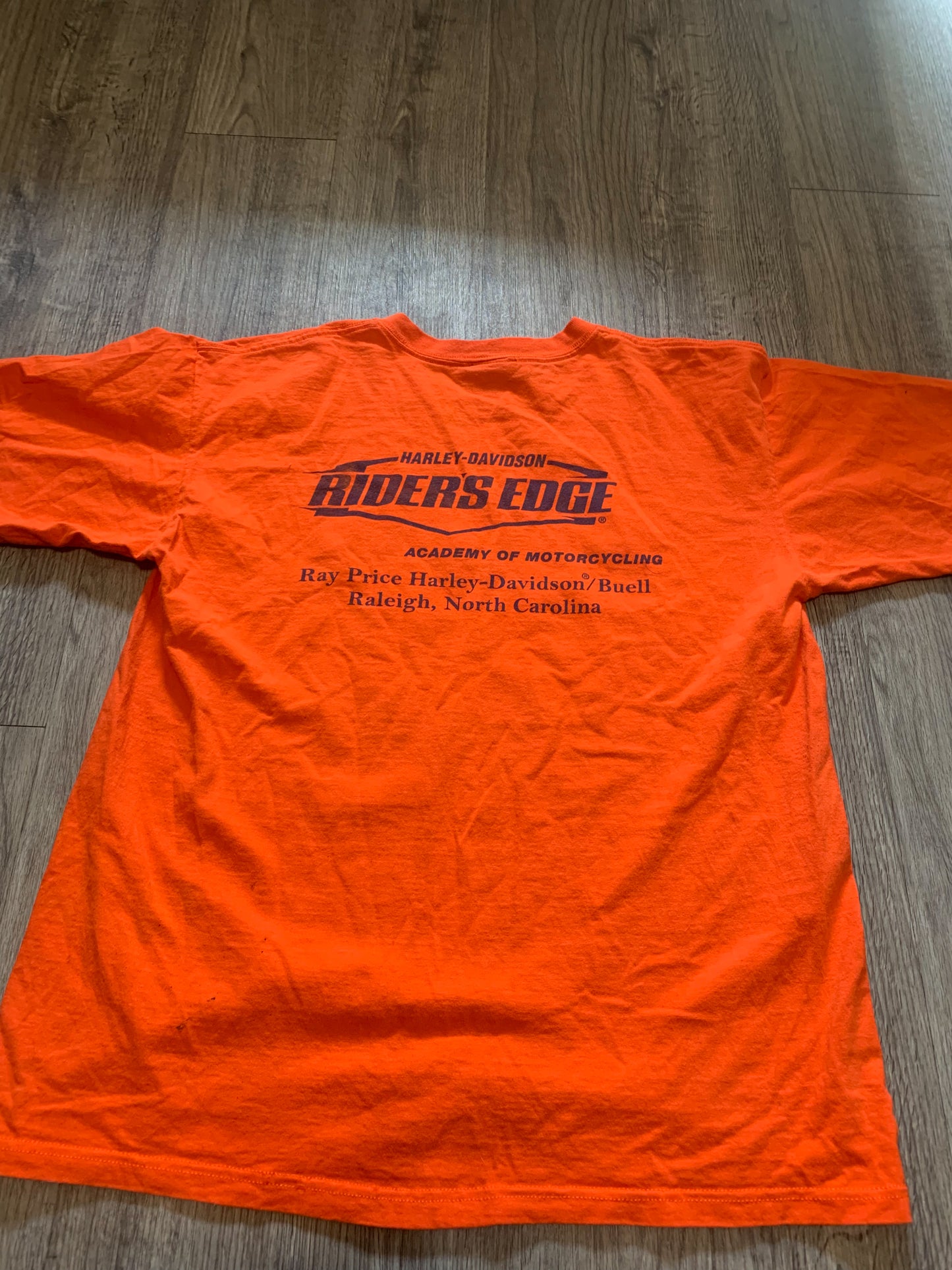 Raleigh North Carolina Harley Davidson Riders Edge Tee Shirt