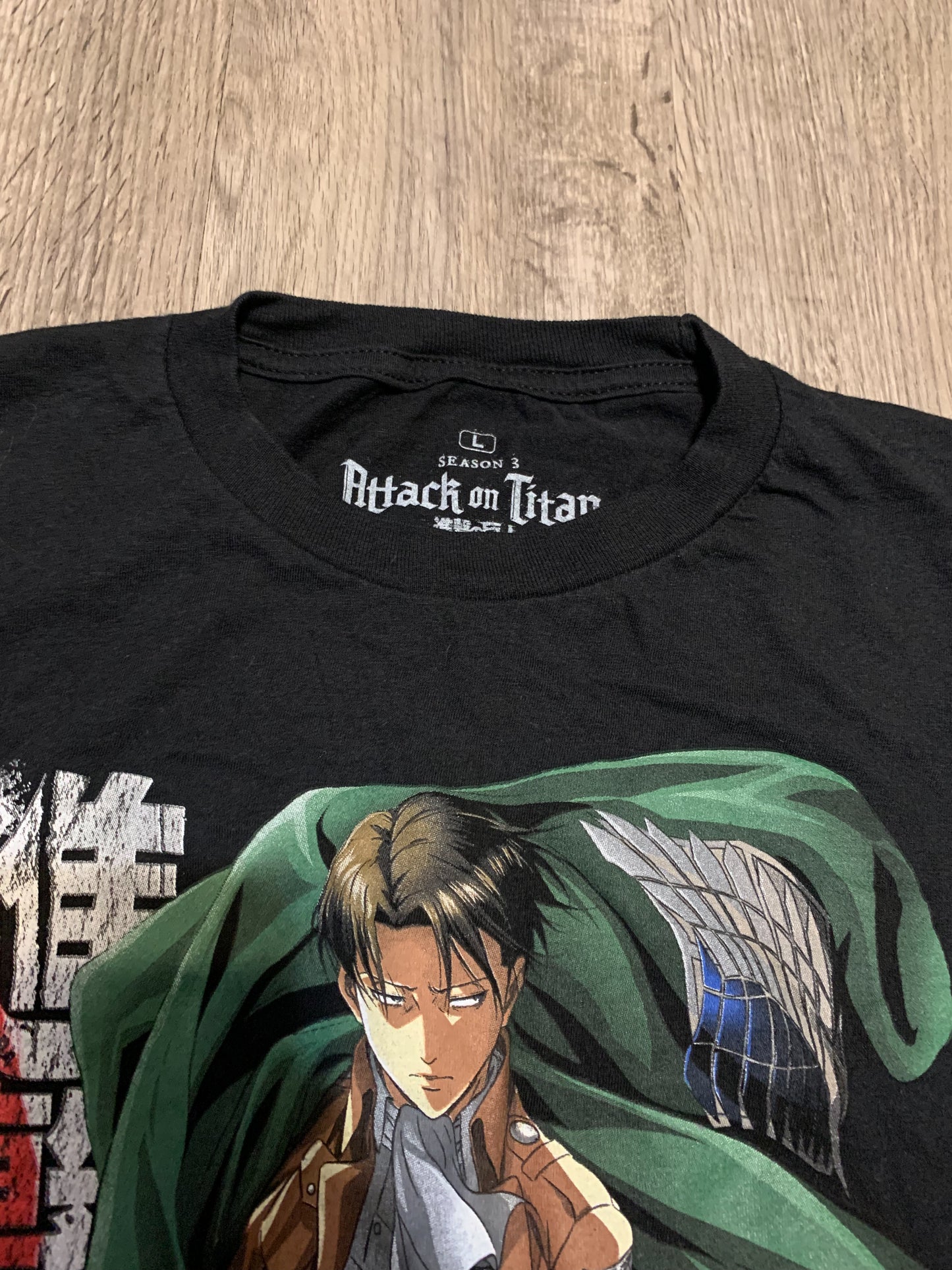 Attack On Titan Captain Levi Season 3 Tee Shirt