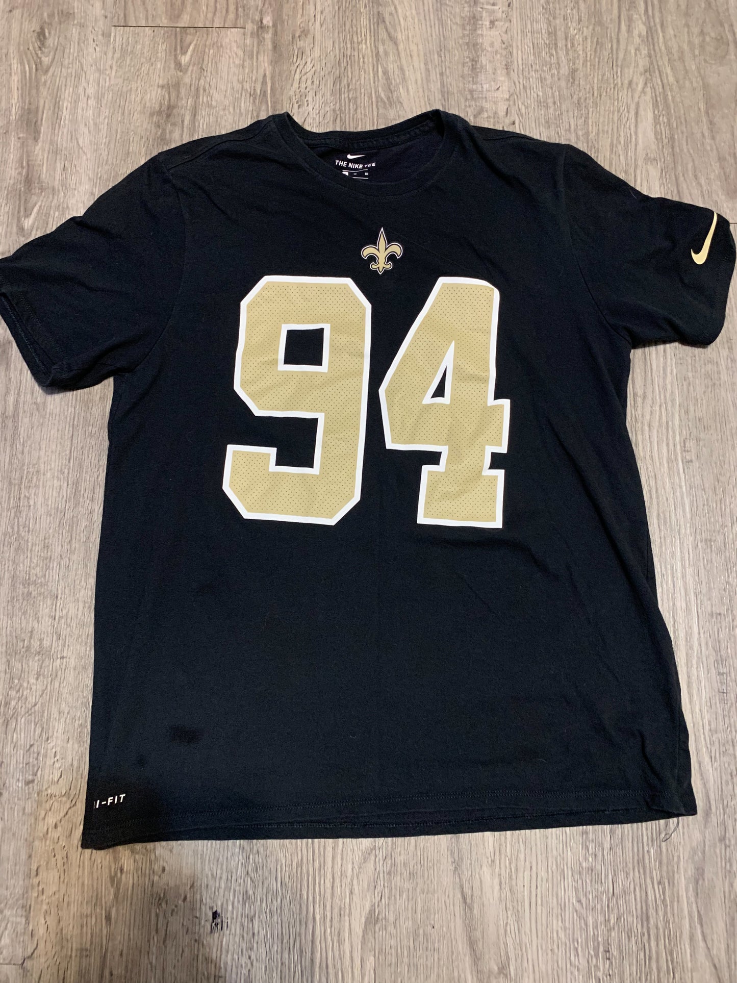 Cam Jordan New Orleans Saints Nike Dri Fit Jersey Tee Shirt