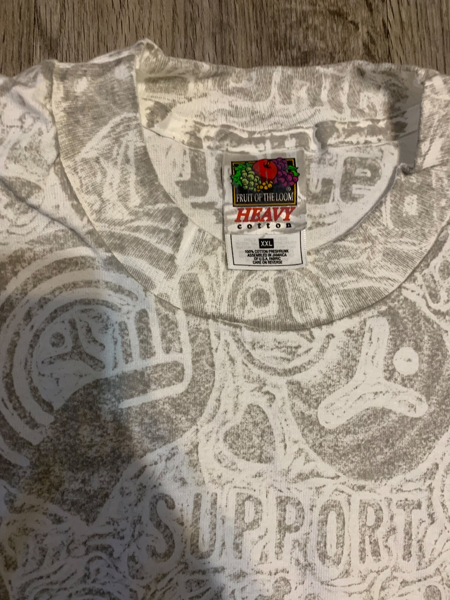 Vintage 90s United Way All Over Print AOP Tee Shirt