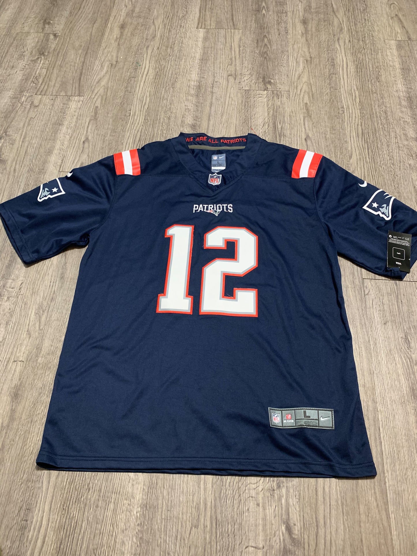 Tom Brady New England Patriots On Field Nike Jersey