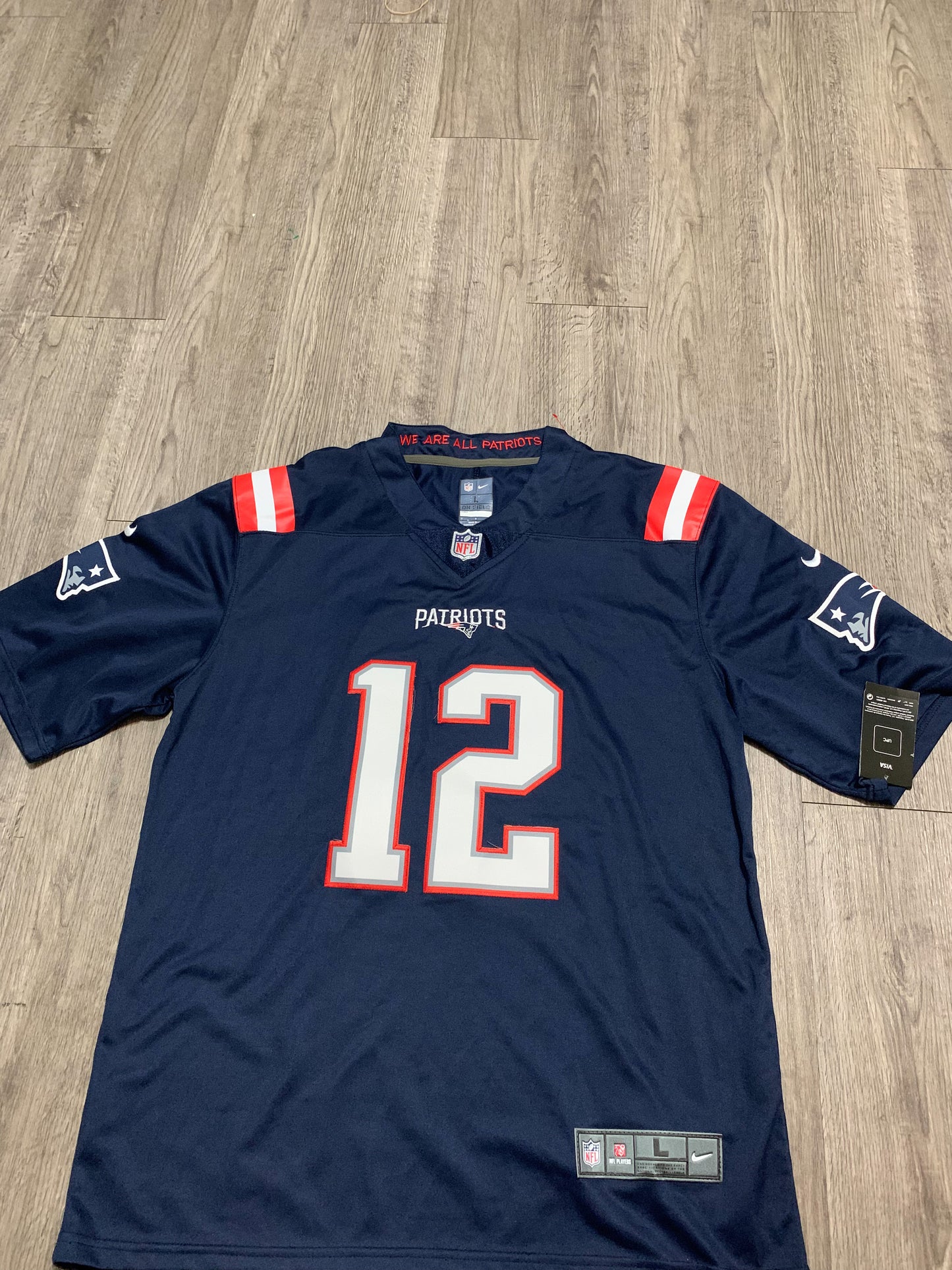 Tom Brady New England Patriots On Field Nike Jersey
