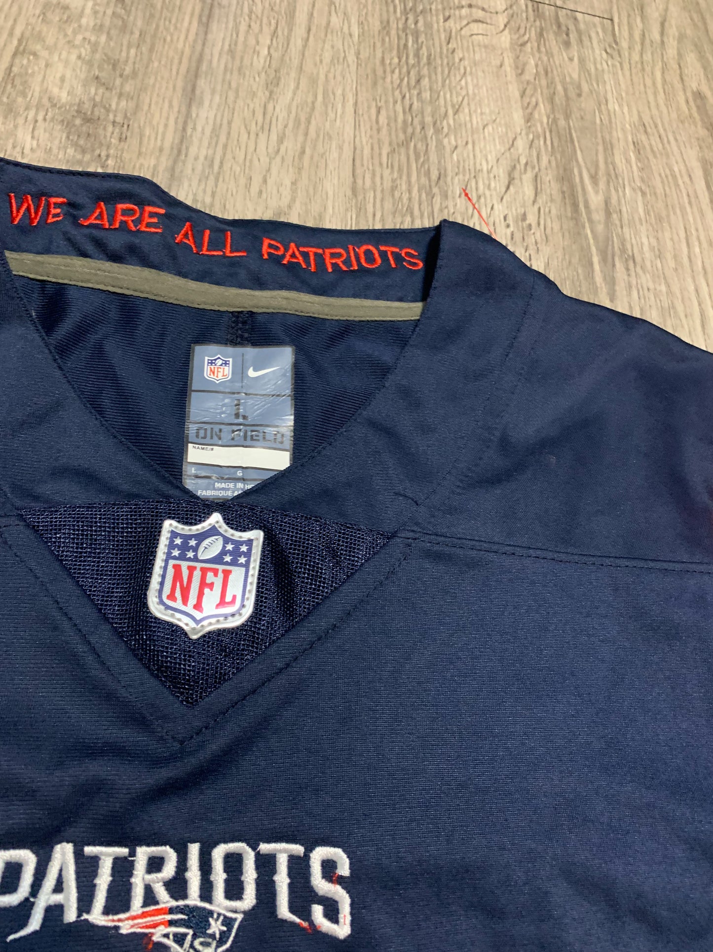 Tom Brady New England Patriots On Field Nike Jersey