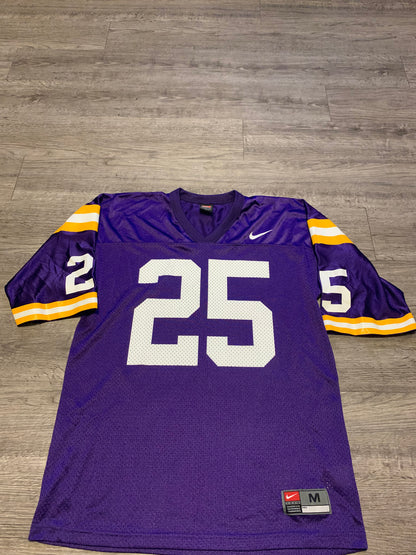 Vintage Y2K LSU Tigers Nike Team Football Jersey Number 25