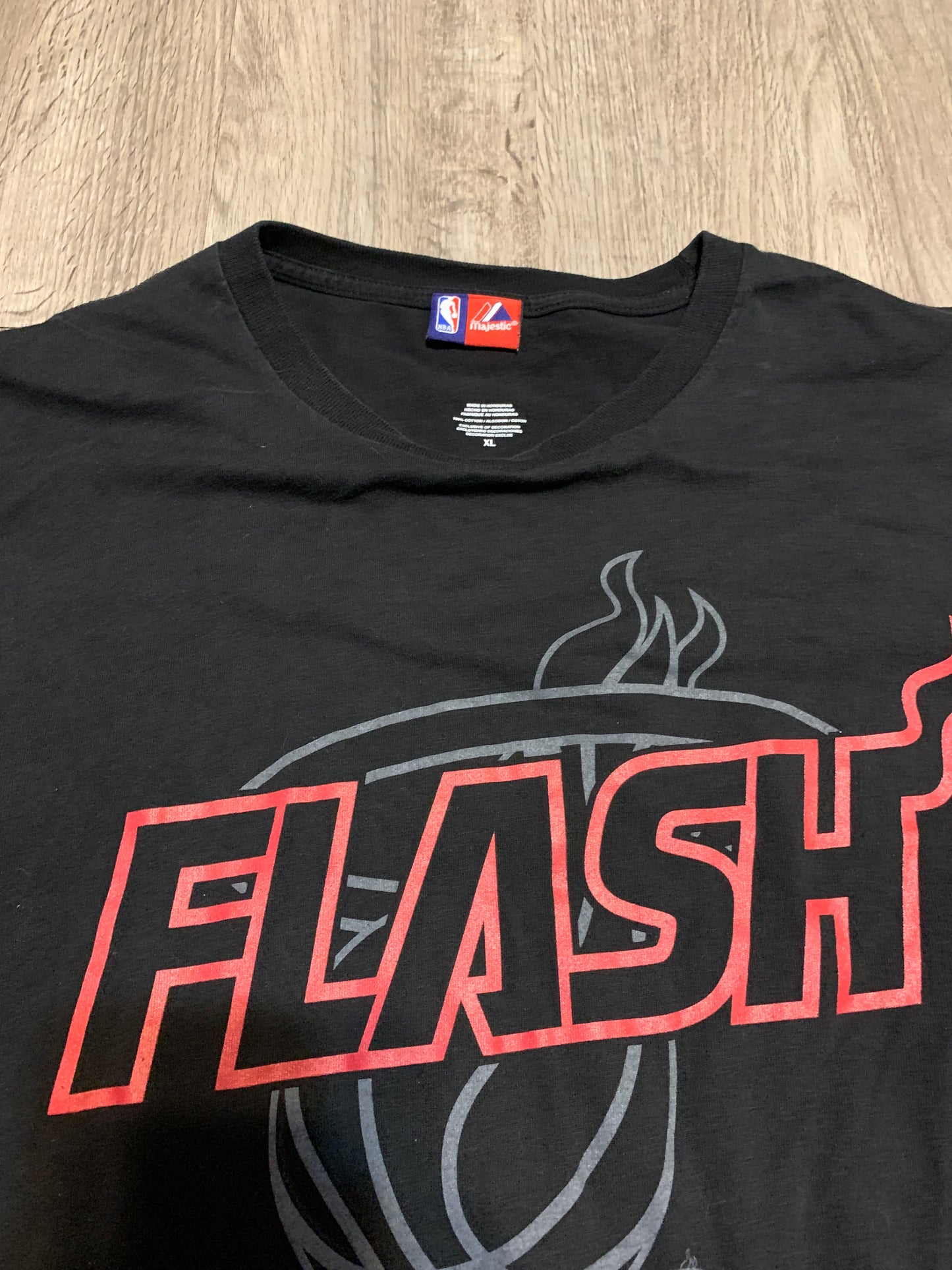 Vintage Y2K NBA Majestic Dwayne Wade Flash Tee Shirt