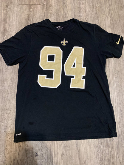 Cam Jordan New Orleans Saints Nike Dri Fit Jersey Tee Shirt