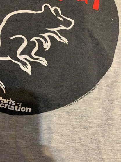 2015 Ripple Junction Mouse Rat Parks And Recreation Tee Shirt