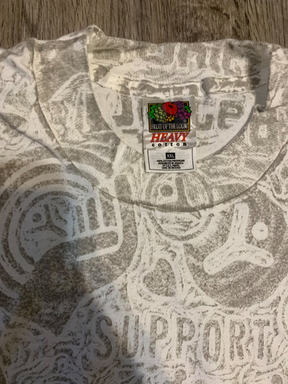 Vintage 90s United Way All Over Print AOP Tee Shirt